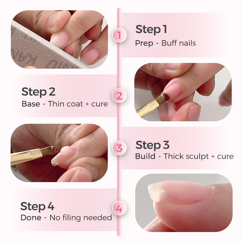 🎉Buy 3 and get 5 free💅Miracle 3-in-1 Nail Base & Builder Gel - Your Ultimate Nail Transformation!