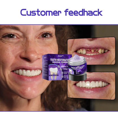 AQA™ Teeth Restoration Mineral Powder🦷(ADA recommended) (🎁Flash Sale - Don’t Miss Out)