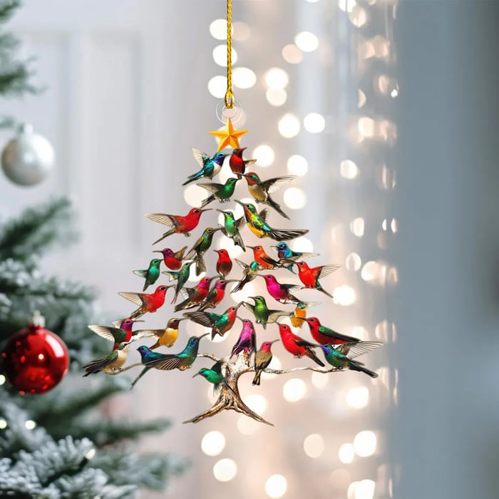 🔥🔥2025 New Release 50% OFF - 🐦🎄Hummingbird Christmas Ornament✨(Same as in the video)