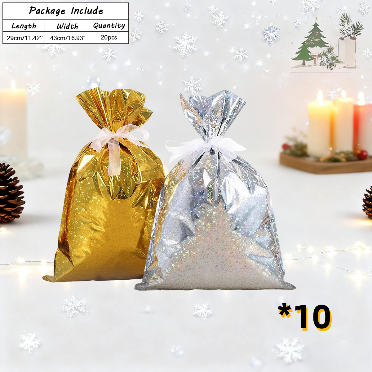 Set A (20pcs: 10 pcs per style)
