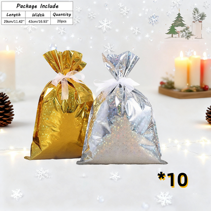 🎅🏻Early Christmas Sale🎁Christmas Cheer Drawstring Gift Bags🌲